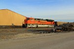 Brand new Bnsf sd70ace on a empty coal train.